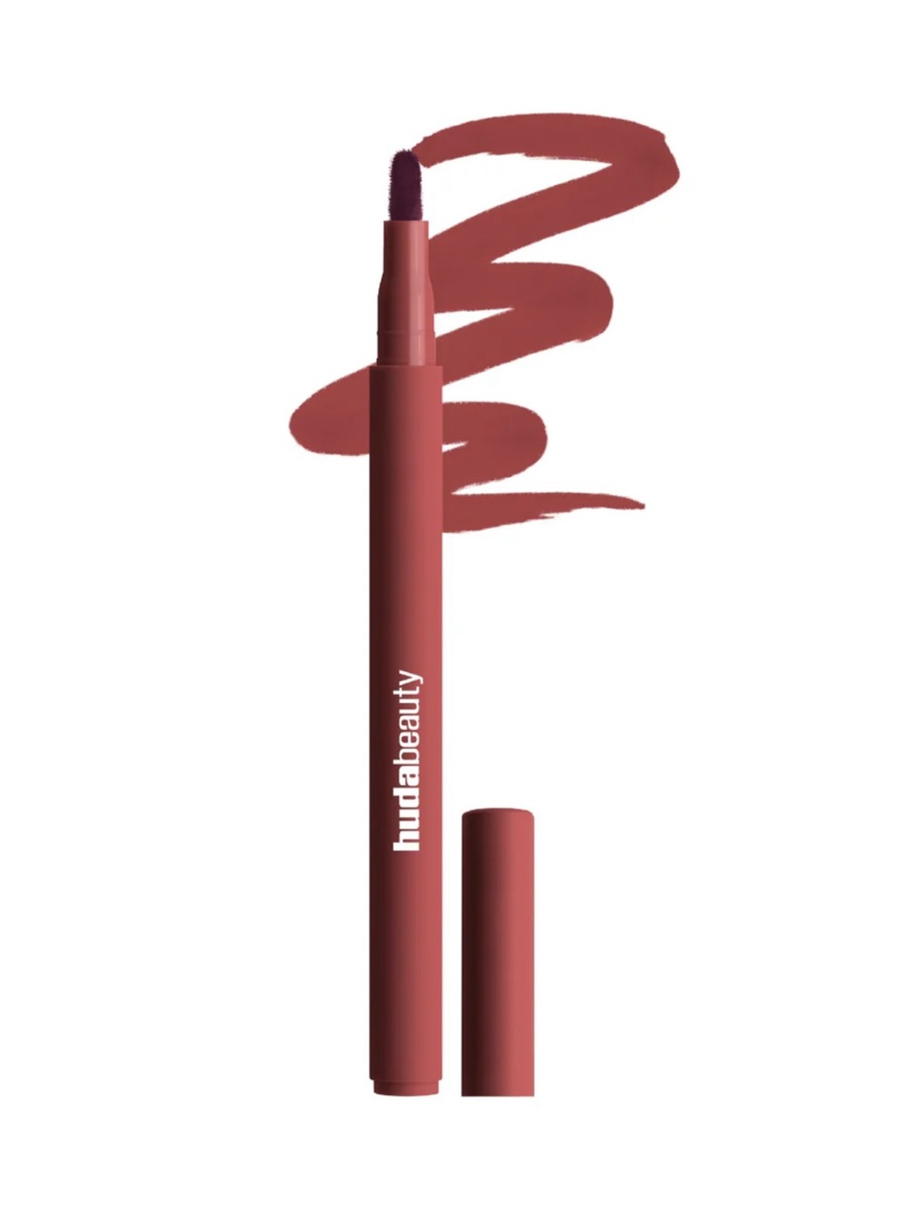 HUDA BEAUTY Lip Contour Lip Stain 12HR Proof  — Shade Cinnamon